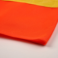 Gilet de sécurité réfléchissant haute visibilité, gilet de travail haute visibilité, gilet de signalisation jaune fluorescent pour la construction