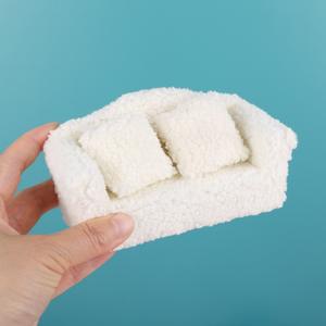 Lindo Sofá de Peluche de Simulación para Casa de Muñecas con Almohada, Mueble en Miniatura, Juguete de Casa de Juegos, Decoración DIY, Regalo para Niños - Product Image 4