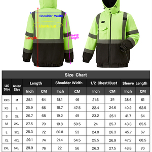 <span class=keywords><strong>Chaqueta</strong></span> de Trabajo Eléctrica con Calefacción de Batería de Invierno de 7.4V 5V para Hombre y Mujer, 29 Zonas de Calefacción, <span class=keywords><strong>Chaqueta</strong></span> Impermeable de Alta Visibilidad - Product Image 6