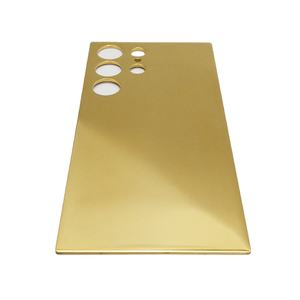 Carcasa <span class=keywords><strong>de</strong></span> Lujo <span class=keywords><strong>de</strong></span> Alta Gama para Teléfono Móvil <span class=keywords><strong>Samsung</strong></span> S24 Ultra, con Placa Trasera <span class=keywords><strong>de</strong></span> Acero Inoxidable Chapada en Oro y Acabado Electrolítico Especial - Product Image 1