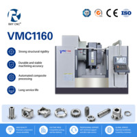 Centre d'usinage vertical CNC VMC1160 à 3 axes haute rigidité, commande Fanuc, broche BT40 8000 tr/min, haute précision, usage intensif