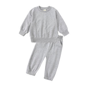 BOTTCOOLA coton Logo personnalisé adolescent garçon tissu long Jersey et pantalon ensemble sweat-shirt bébé survêtements survêtement correspondant enfants sweats à capuche - Product Image 4