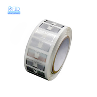 UHF RFID 860-960Mhz EPC Gen 2 longue portée étiquette passive autocollant pour la vente au détail