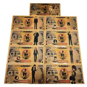 Klasik Anime gergaji Maned 14 gaya peringatan uang kertas emas uang kertas plastik koin barang dagangan koleksi hadiah - Product Image 6