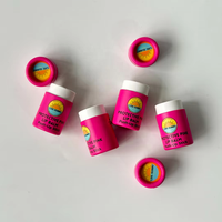 Biodégradable recyclé cosmétique crème solaire solide carton Push up papier Tube déodorant bâton baume à lèvres Tubes emballage conteneur