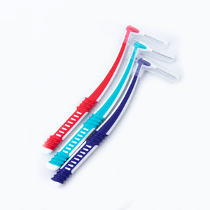 Herramienta de limpieza interdental en ángulo ecológica, limpieza bucal, <span class=keywords><strong>cepillo</strong></span> de <span class=keywords><strong>dientes</strong></span> de plástico en forma de L, <span class=keywords><strong>cepillo</strong></span> interdental portátil para adultos - Product Image 2