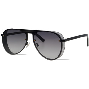 Gafas de sol de una pieza para <span class=keywords><strong>hombre</strong></span> y mujer, <span class=keywords><strong>anteojos</strong></span> de sol de marca reemplazable, deslumbrantes, estilo Retro, a la moda, novedad de <span class=keywords><strong>2022</strong></span> - Product Image 4