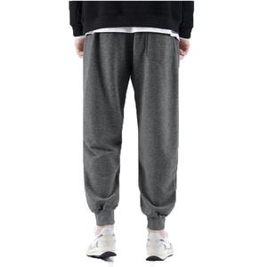 กางเกงวอร์มผู้ชายแบบมีเชือกผูกเอว ผ้าถักเนื้อนุ่ม สีพื้น แฟชั่นทันสมัย คุณภาพสูง - Product Image 6