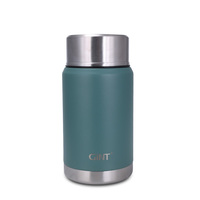 Innen außen 304 Stahl doppelwandige vakuum isolierte Kolben thermos flasche mit Löffel 600ml thermischer Edelstahl Warmhalten Lebensmittel glas