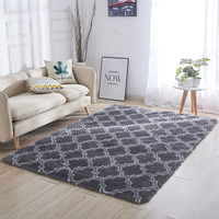 Weiche, Große Moderne Teppiche für Innenbereiche, Langflorige, Gemusterte, Flauschige Teppiche für Wohnzimmer und Schlafzimmer