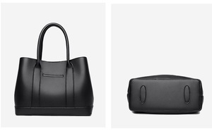 Nouveaux sacs pour femmes en gros, sacs fourre-tout en cuir PU tendance, grande capacité, sacs à main beige - Product Image 6