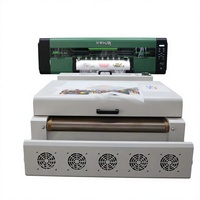 Impresora DTF rápida YINGHE de 4 cabezales y 5 colores, 1440dpi, 4-8 pasadas, tinta para película PET, 60cm, DTF I3200A1, 60cm, stock en el extranjero, polvo agitador CMYKW