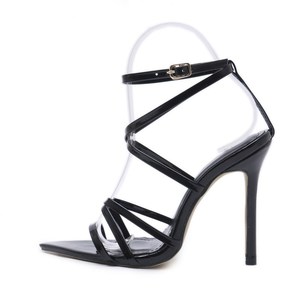 Estate 2022 nuove <span class=keywords><strong>scarpe</strong></span> romane sottili stringate da donna taglia multicolore 35-43 sandali con <span class=keywords><strong>tacco</strong></span> alto personalizzazione all'ingrosso - Product Image 2