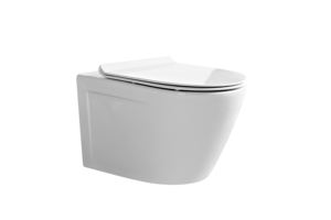 Diseño de Europa económico moderno Baño de cerámica sin montura pared colgada un hogar pequeño suspendido voltear el inodoro - Product Image 3