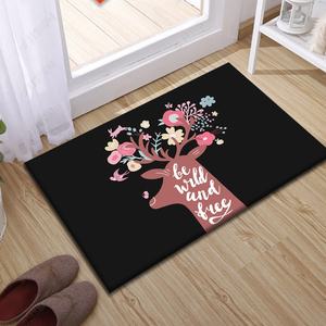 Tapis de porte d'entrée antidérapant pour maison chambre cuisine salle de bain tapis en laine avec modèle en fibre de coco tapis de sol tissé lavable pour hôtels - Product Image 3