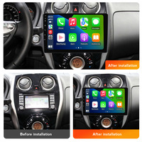 MEKEDE MS Android 12 8core 8 + 128G auto radio pour Nissan Note 2012-2019 voiture vidéo 360 caméra colling ventilateur BT stéréo AM FM