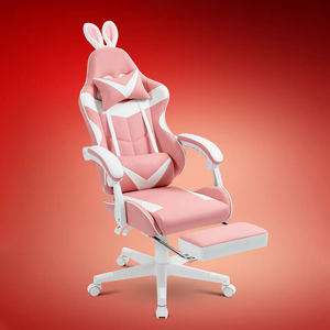 Échantillon Gratuit Chaise de Bureau Gaming LED Empilable Gravity Pink Soul White Pink avec Repose-Pieds et Logo Personnalisable Asa Aerocool - Product Image 5