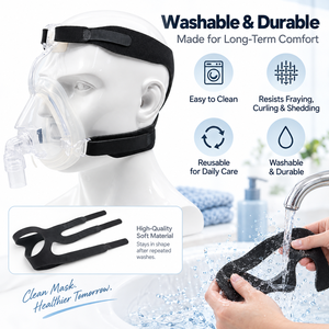Sangles universelles de couvre-chef adaptées à la machine respiratoire <span class=keywords><strong>Resmed</strong></span> BMC Respironics CPAP - Product Image 3