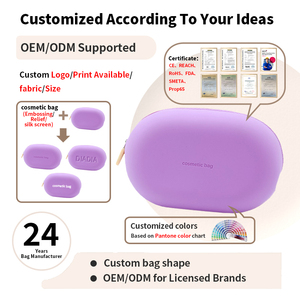 Borse e Astucci Cosmetici da Viaggio in Silicone Personalizzati, Morbidi come Burro, Opachi, Riutilizzabili, per Bellezza e Articoli da Toeletta - Product Image 2