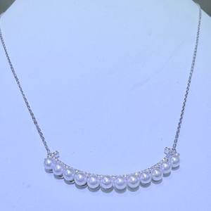 Collar de Plata de Ley S925 de Alta Gama, Estilo Retro Francés, Nuevo, con Cuentas Multicolores y Perlas Redondas de Agua Dulce Aurora - Product Image 4