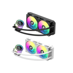 Refroidisseur <span class=keywords><strong>de</strong></span> <span class=keywords><strong>liquide</strong></span> CPU 240mm <span class=keywords><strong>refroidissement</strong></span> par <span class=keywords><strong>eau</strong></span> radiateur PC noir <span class=keywords><strong>liquide</strong></span> refroidisseur <span class=keywords><strong>de</strong></span> processeur <span class=keywords><strong>liquide</strong></span> 240 ARGB avec affichage <span class=keywords><strong>de</strong></span> la température - Product Image 4