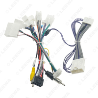 Car Audio 16pin Wiring Harness Wire Cable with Cabus Box for Toyota Vizi/RAV4/Sienna/Corolla Stereo Installation Wire Adapter