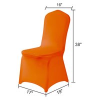Housses de chaise extensibles en spandex, tissu imperméable pour mariages, événements religieux, prix d'usine