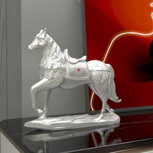 Nordic Creative Resin Crafts <b>TV</b> <b>Cabinets</b> Wooden <b>Wall</b> Signs Horse Ornaments and Statues for Home Decor Living Room Accessories - Product Image 3