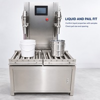 Machine de remplissage semi-automatique à double tête haute précision pour liquides SH-2DGS-50Y, 5-50 kg, pour fûts et barils en plastique et métal, aliments
