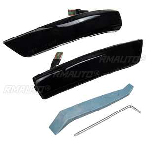 Une paire de clignotants dynamiques à LED pour rétroviseurs latéraux, clignotants séquentiels pour Ford Focus MK3/MK3.5 2011-2018 - Product Image 6