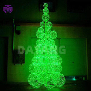 Sparkling Pine <b>Tree</b> <b>Light</b> Installation for Street Landscape Christmas Market and Holiday Event Decoration - Product Image 4