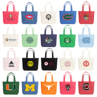 Sac fourre-tout à bandoulière en EVA imperméable pour femme, grande capacité, souple, avec logo personnalisé, vente en gros, très tendance, sangle amovible