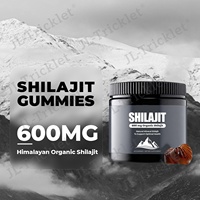 JULONG OEM Supplément de Shilajit personnalisé Gommes de Shilajit 600mg 85 + Formule minérale Supplément d'acide fulvique