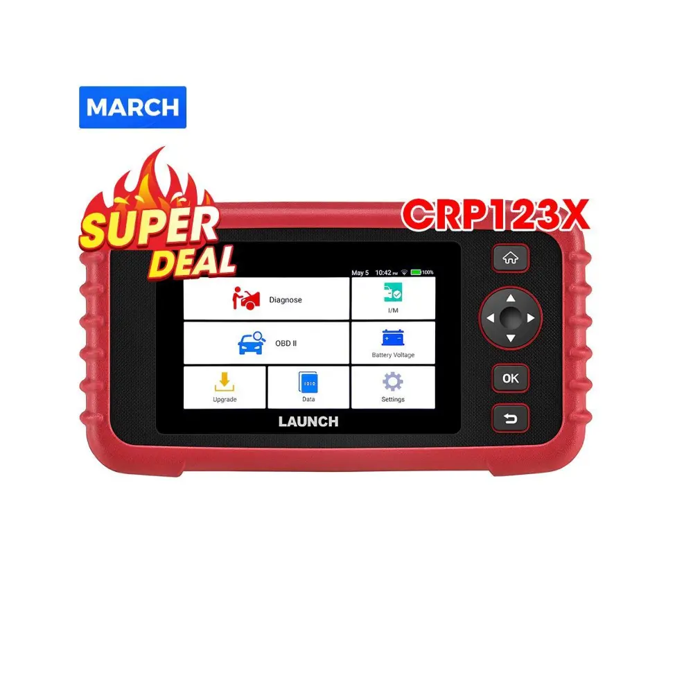 LANCEMENT professionnel CRP123X crp 123x crp123 Transmission de moteur ABS SRS OBD2 Scanner outils de diagnostic automobile pour toutes les voitures