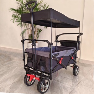 अनुकूलन योग्य चार-पहिया तह बच्चे को छत के साथ स्टलर के लिए छत के साथ अनुकूलन योग्य चार-पहिया तह बेबी स्टलर - Product Image 3