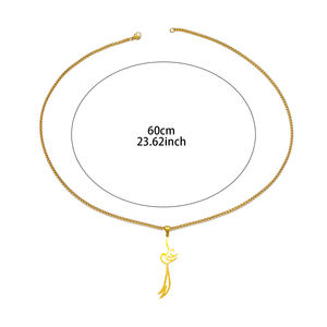 Collana con Ciondolo a Forma di <span class=keywords><strong>Spada</strong></span> Scimitar Zulfiqar Semplice, Ispirata all'<span class=keywords><strong>Islam</strong></span> Arabo Shi'ite, in Acciaio Inossidabile, Gioielli di Moda, Vendita all'Ingrosso - Product Image 6