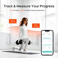 Balance d'analyse de composition corporelle professionnelle à 8 électrodes, mesure segmentaire complète du corps en 58 points, application Bluetooth, OEM, utilisation en salle de sport et en clinique