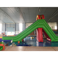 Toboggan sec gonflable, toboggan géant pour adultes Long Slip Lane