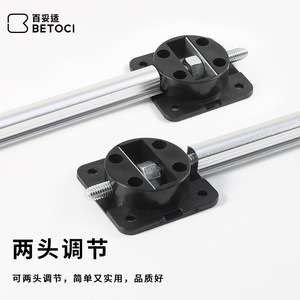 BETOCI <b>Wardrobe</b> Door Panel Straightener Aluminum Alloy Wall Mount Non-Detachable Cabinet Doors - Product Image 2