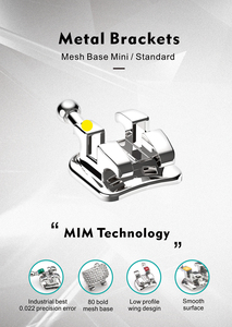 Fornecedor Ortodôntico Denrotary Kit de Bráquetes Ortodônticos Dentários Aparelho Mini <span class=keywords><strong>Roth</strong></span> <span class=keywords><strong>022</strong></span> <span class=keywords><strong>345</strong></span> Ganchos com Etiqueta Personalizada - Product Image 4