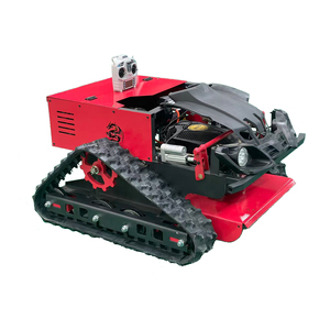 24V 650W Remote Control Crawler Robotic Lawn Mower, 20mm <b>Cutting</b> Height Gasoline <b>Grass</b> Cutter for Slope Wet Land Home Garden - Product Image 4