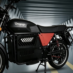 Mini-moto électrique Unigogo Pocketbike Noir Rouge Moto Urbaine pour Adultes Transport Urbain 4000W 72V - Product Image 4