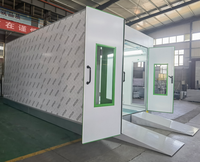 Cabine de pulvérisation de garage chauffée électrique de haute qualité professionnelle pour l'utilisation de cuisson de meubles de voiture
