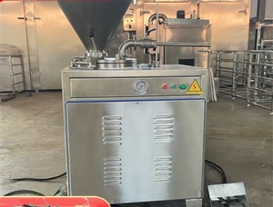 Machine à saucisses hydraulique et pneumatique, machine à saucisses, machine à tordre, machine à fabriquer des saucisses, machine à farcir les saucisses sous vide pour porc et poulet - Product Image 6