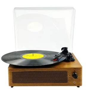 R 108 나무 상자 턴테이블 유럽 하이 엔드 골동품 축음기 루비 스타일러스 플라스틱 턴테이블 비닐 레코드 플레이어 - Product Image 1