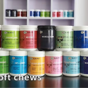 Suplementos de Nutrición de probióticos para mascotas con probióticos y enzimas para apoyar la digestión en OEM/ODM suaves de masticables para perros - Product Image 4