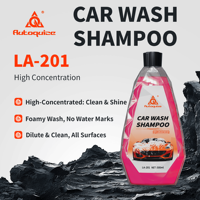 Shampooing concentré pour lavage de voiture professionnel à forte capacité de nettoyage, mousse abondante, nettoyage rapide, pH neutre, savon liquide 500 ml 1:100