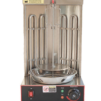 Moyen-Orient Grille-pain Barbecue Machine Turquie Grille-pain Rotation verticale automatique Brésilien Viande Bun Grill