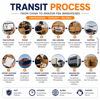 Services de logistique porte-à-porte DDP pour conteneurs secs 40/45HQ, entrepôts FBA Chine-Canada, reconditionnement et expédition de fret chinois