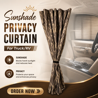 Rideau de fenêtre latérale en PVC occultant, anti-poussière, protection solaire, rideau de camion pour camion lourd, personnalisable